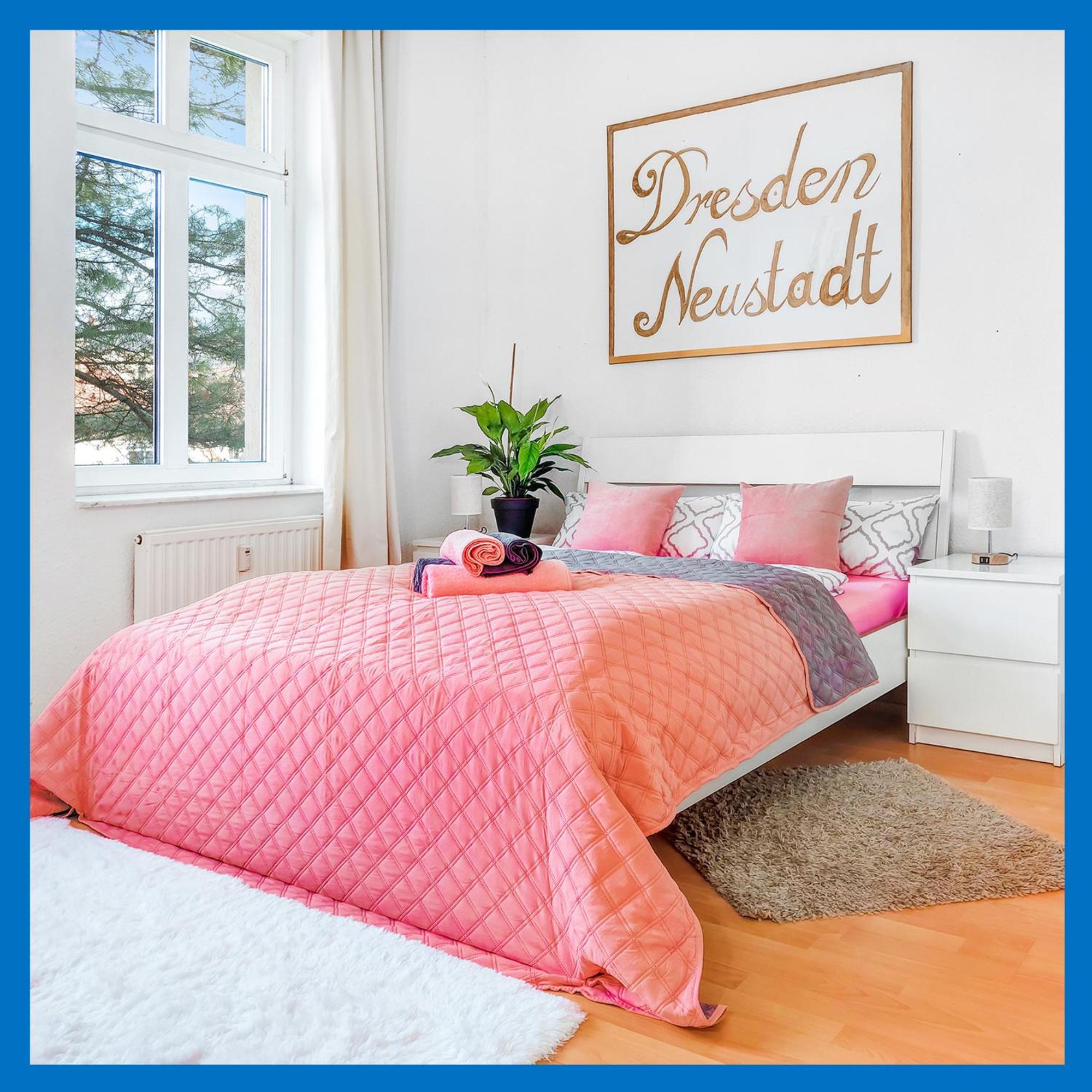 Bis 6 Personen - Helle, Ruhige Whg, 2 Baeder, Dd Neustadt, Top Lage